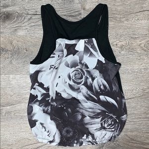 American Eagle Hi-Low Flower Tank Top